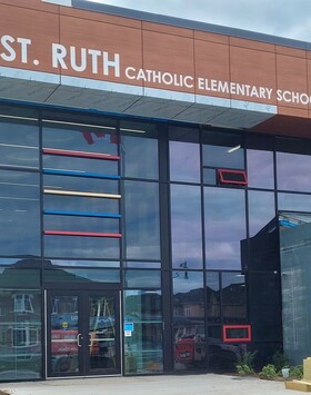 Picture of the exterior of St. Ruth Catholic Elementary School