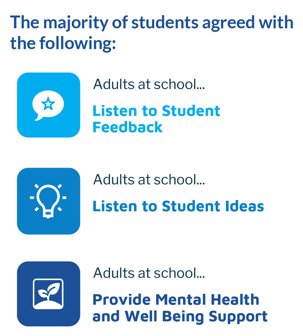 the majority of students agree with the following graphic